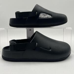 Womens Size 9 Nike Calm Mule NA Black Slip On Slides FB2186 001 NEW